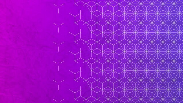 Japanese style pattern shape geometry texture loop animation