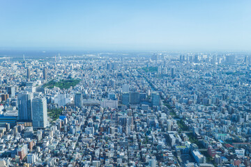 Fototapeta premium 東京の風景・高層ビル群