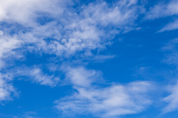 blue sky with clouds