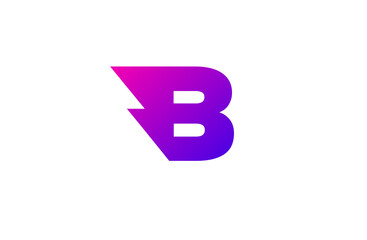 initial B logo design vector