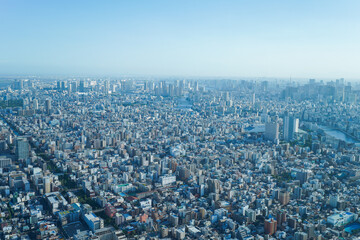 東京の風景・高層ビル群