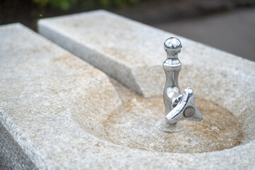 公園の水飲み場