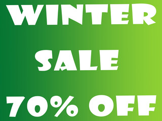 This image is a beautiful winter sale banner.