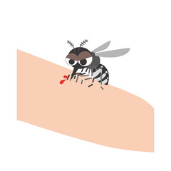 血を吸う蚊のイメージイラスト