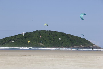 kitesurf in the beach