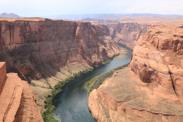 Arizona USA Grand Canyon National Park Colorado River among the rocks