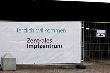transparent herzlich willkommen zentrales impfzentrum
