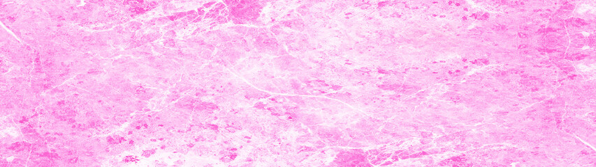 Fototapeta premium Pink white abstract marble granite natural stone texture background banner panorama