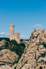 Medieval tower in Torrelodones. Madrid. Spain