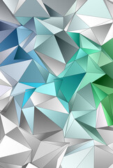 3d Triangles, abstract  background. Design wallpaper.
