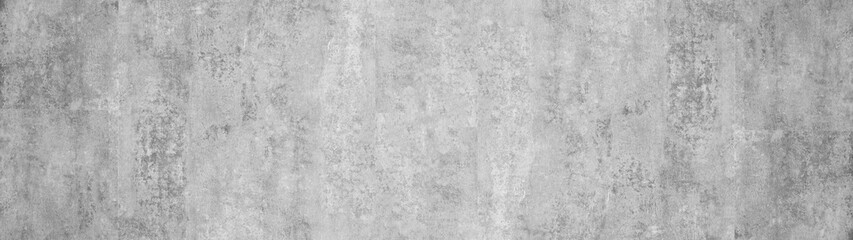 Gray grey white stone concrete texture background panorama banner long