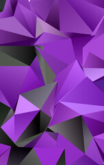 3d Triangles, abstract  background. Design wallpaper.