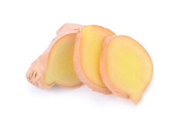 ginger isolated on white background.
