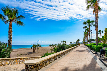 Mojacar Beach looking East, Almeria, Andalusia, Spain