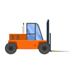 forklift vector illustration isolated on a white background