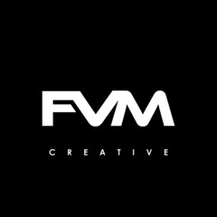 FVM Letter Initial Logo Design Template Vector Illustration