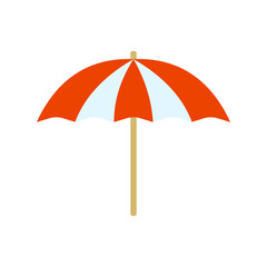 Umbrella vector illustration on white background.
