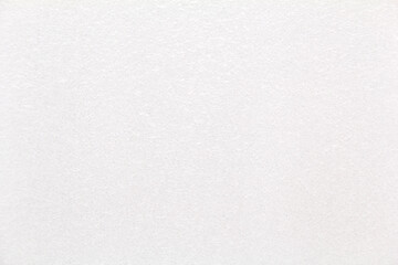 Closeup white blank foam plastic texture background. White styrofoam.