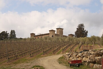 castello di gabbiano sulle colline del chianti