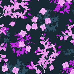 Vector illustration of a beautiful floral bouquet. Liberty style. fabric, covers, manufacturing, wallpapers, print, gift wrap.