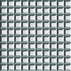  Seamless pattern with squares and lines