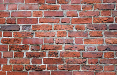 Obraz premium Old dark brick wall texture for pattern background