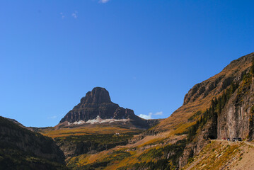 Mountain Peak Going to the Sun Road
