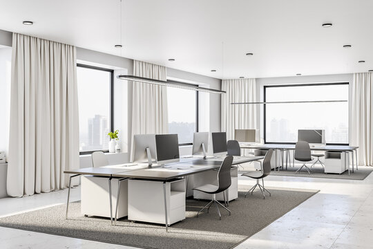 Grey Carpet Office Ideas