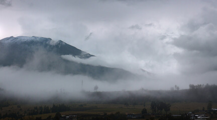 Fototapeta premium Volcán GAleras Nevado
