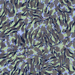 Abstract animal skin leopard seamless pattern design. Jaguar, leopard, cheetah, panther fur. Seamless camouflage background - 422356687