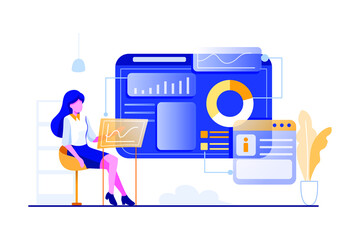 The team drawing diagrams to find strategies for increasing revenue