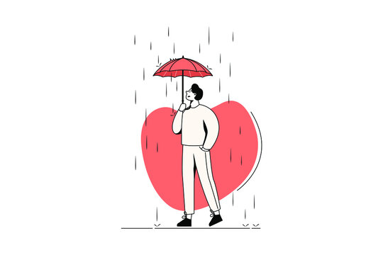 Some thing went wrong - Error State Illustration Concept
