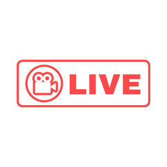 Video camera silhouette square icon