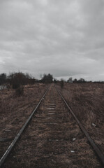 railway in the field