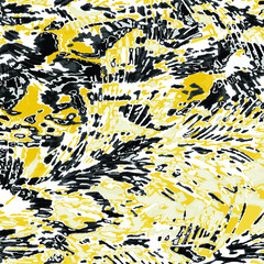 Abstract animal skin leopard seamless pattern design. Jaguar, leopard, cheetah, panther fur. Seamless camouflage background - 422365868