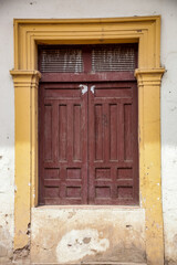 old wooden door in nicaragua