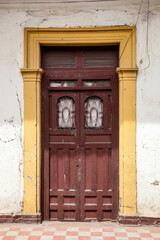 old wooden door in nicaragua