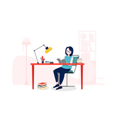 Education Vector Illustration concept. Flat illustration isolated on white background.