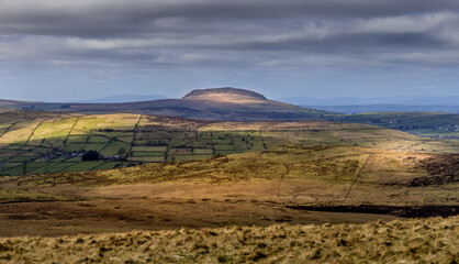 The Antrim Hills Way section of the International Appalachian Trail, County Antrim, Northern...