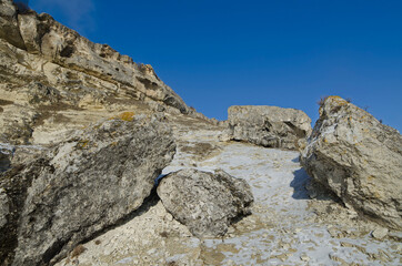White hills in Crimea