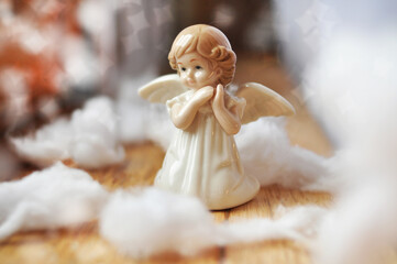 Saint little angel in the sky