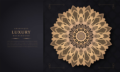 Ethnic vector mandala design for invitations, cards, labels. Round logo and label template. Luxury floral woven pattern. Oriental ornament in boho style. Islamic background Chacka Anahata pictogram.