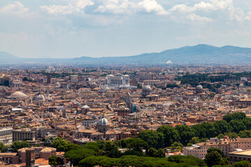 Fototapeta na wymiar Panorama of Rome