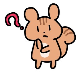 ハテナなこりす