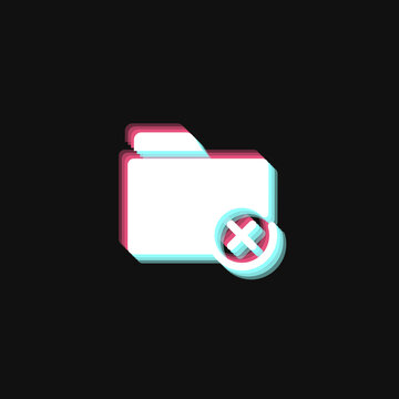 Delete Folder - 3D Effect
