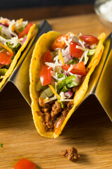Homemade Ground Beef Hard Shell Tacos