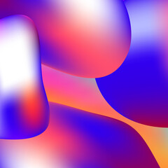 Template Pattern trendy liquid backgrounds purple ultraviolet