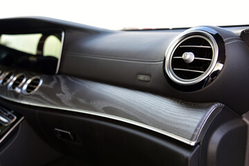 Ventilation hole in a luxury passenger car