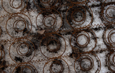 Grid ice as abstraction. Abstraction in real life. 