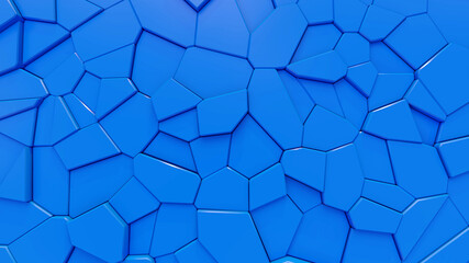 abstract blue fractured background